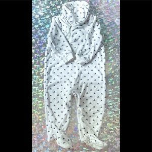 Ralph Lauren Velour/Cotton Onesie!